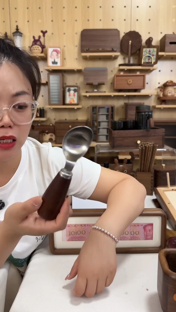 木北美黑胡桃冰淇淋勺子
