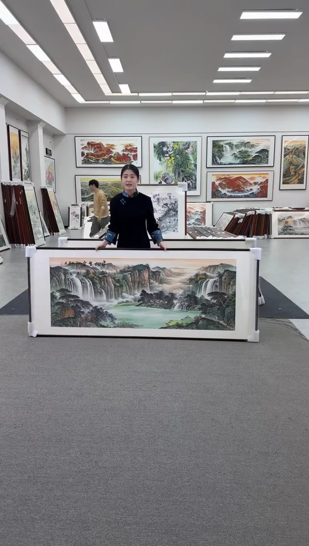 国画宝地生金 219*88