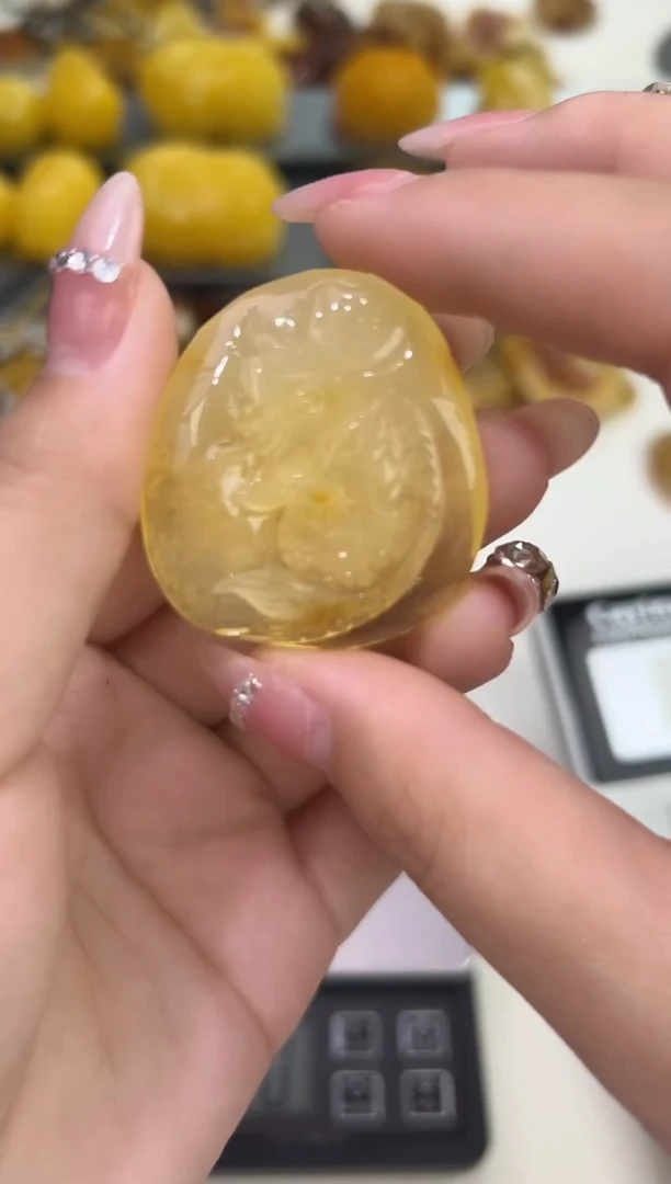 裸石琥珀未镶嵌天然琥珀蜜蜡吊坠