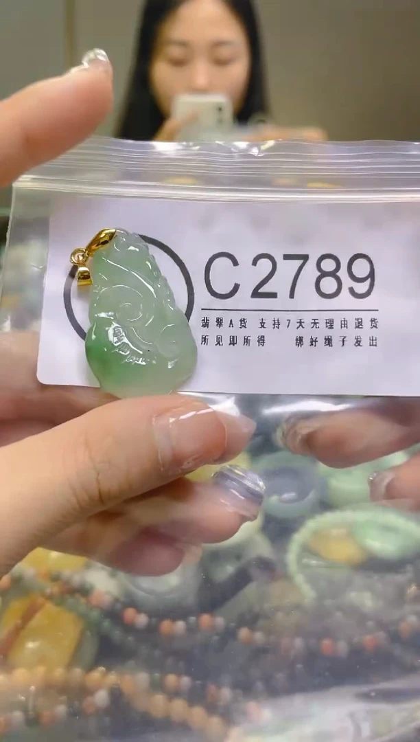 翡翠未镶嵌颈饰/C/翡翠A货，一件也是批发价