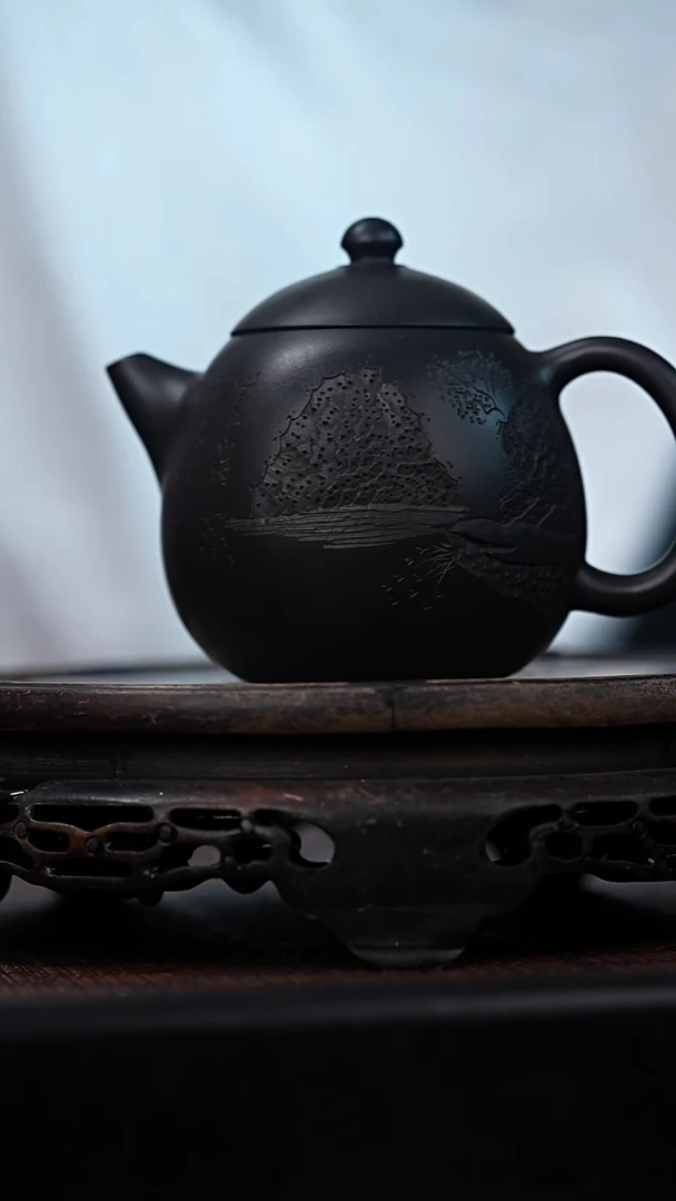 茶壶紫砂宜兴岁颐传砂原矿全手12