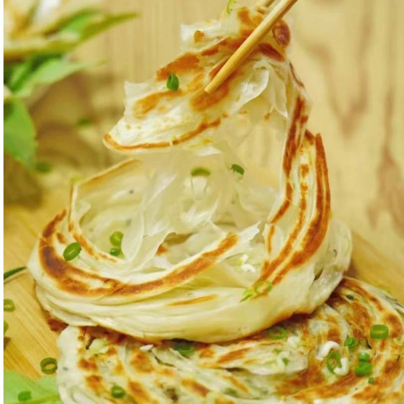 老上海风味葱花饼葱油 饼手抓饼商用鸡蛋灌饼大号面饼130g100片