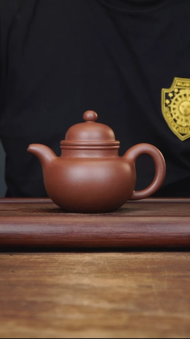 茶壶紫砂440ml 主播作品全手寿珍掇球 底槽清