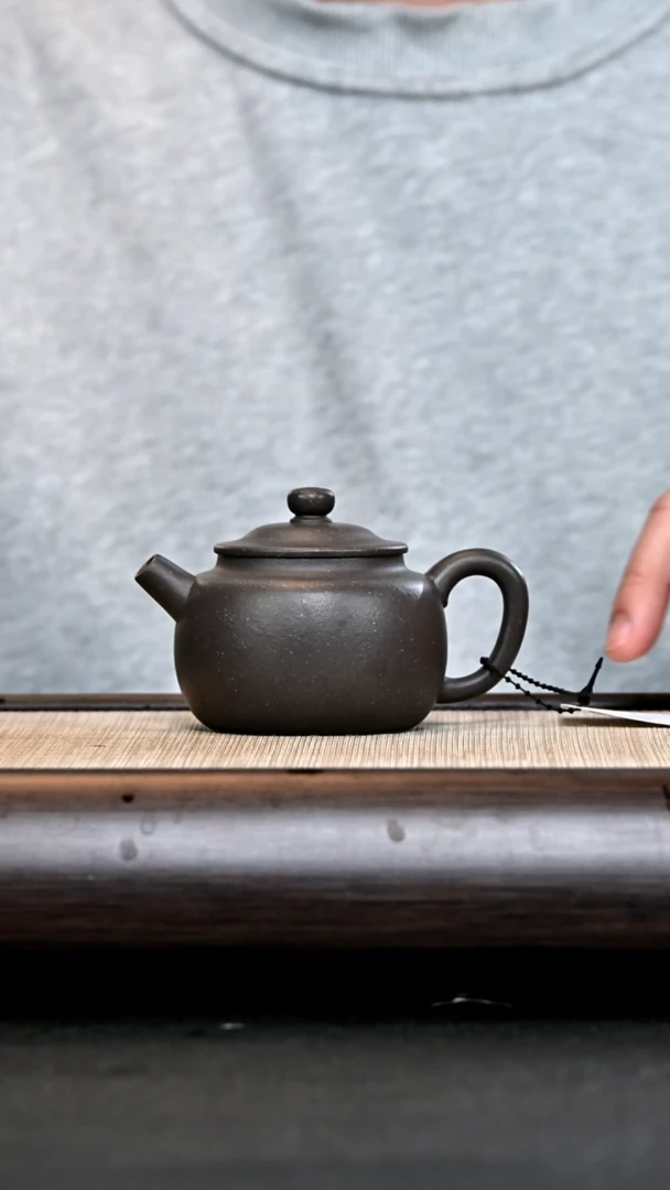 【闪购商品】紫砂茶壶AH13322 巨轮 天青