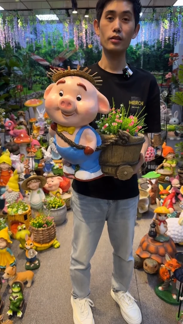 无花朵花园庭院摆件&00&