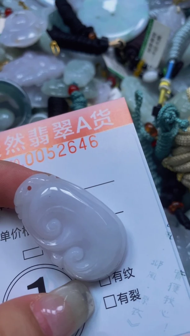 翡翠未镶嵌颈饰闪购0052646