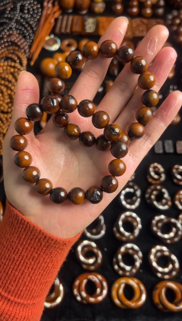 枣木雷击枣木雷痕手串1.2