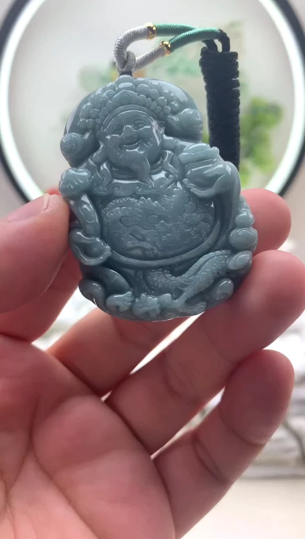 颈饰未镶嵌翡翠财神