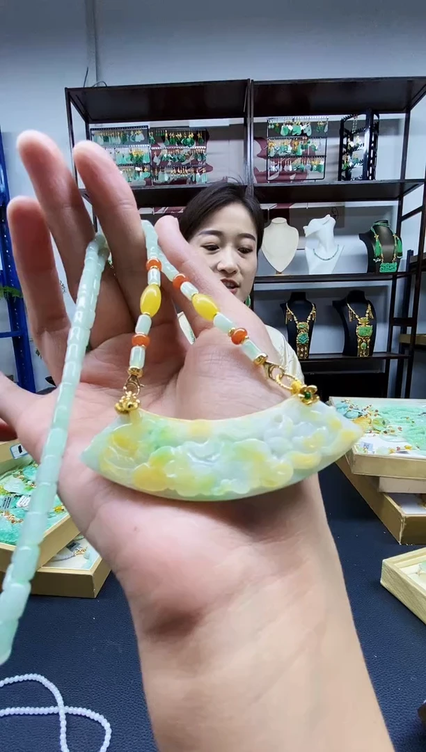 颈饰未镶嵌翡翠翡翠吊坠