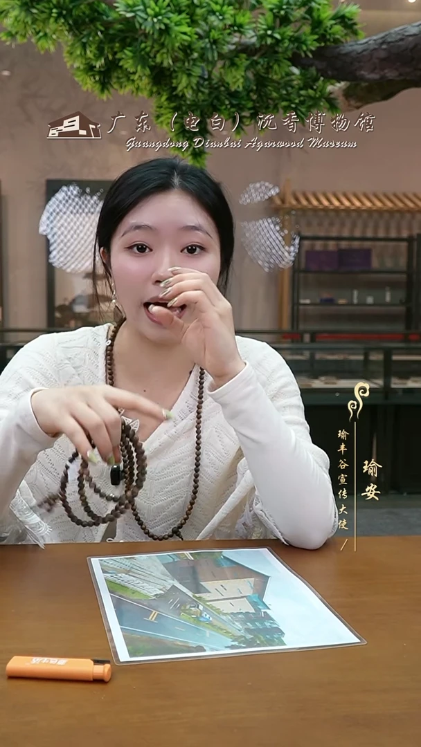 沉香手串蓝宝石奇楠沉香单圈手串19克