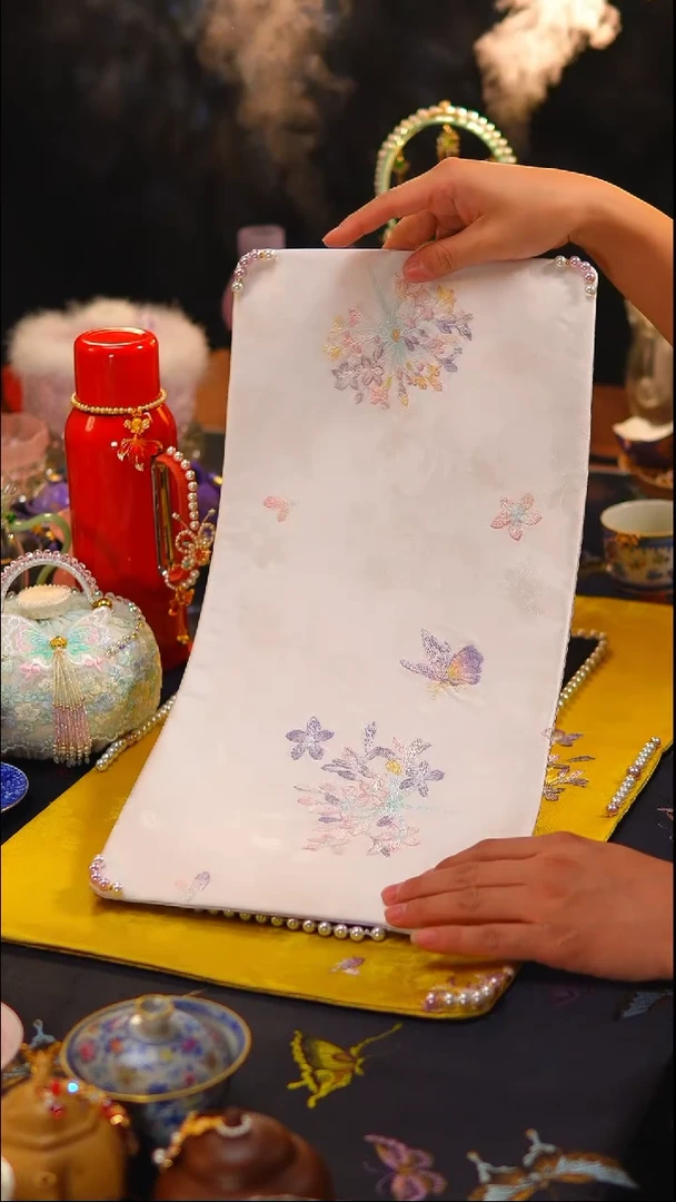 140茶席茶席50x25cm微瑕