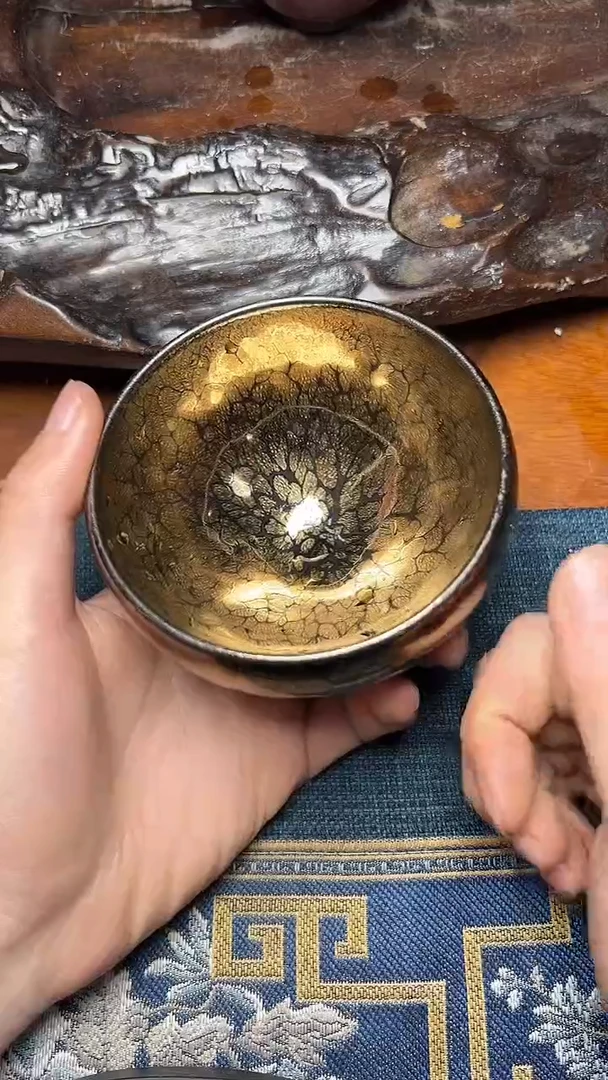 【闪购商品】茶盏名家建盏谢长旺（带证书礼盒）19