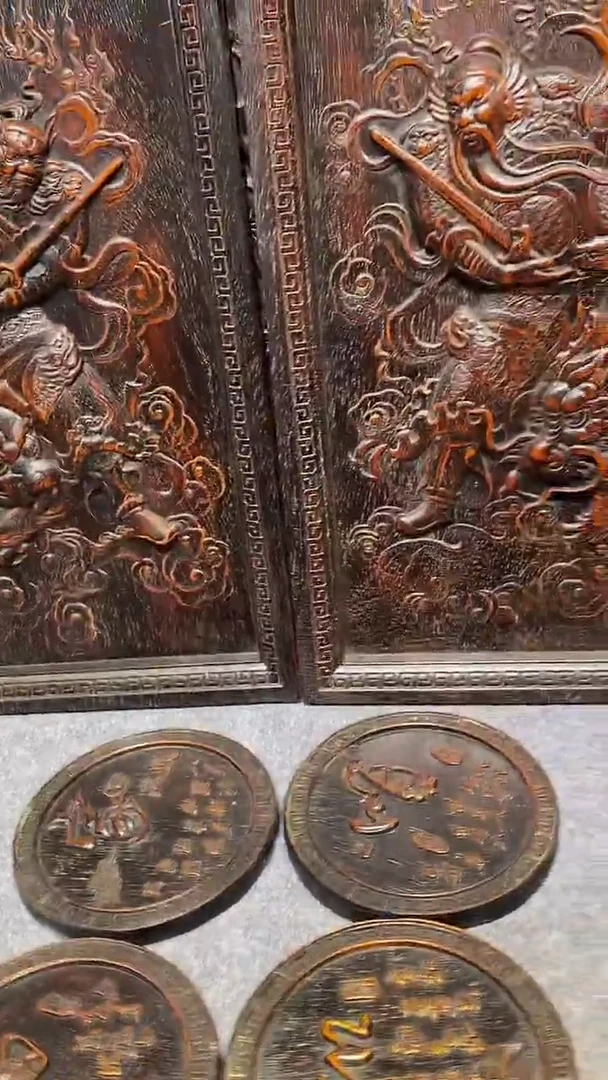 木用****6紫檀雕刻一物一拍