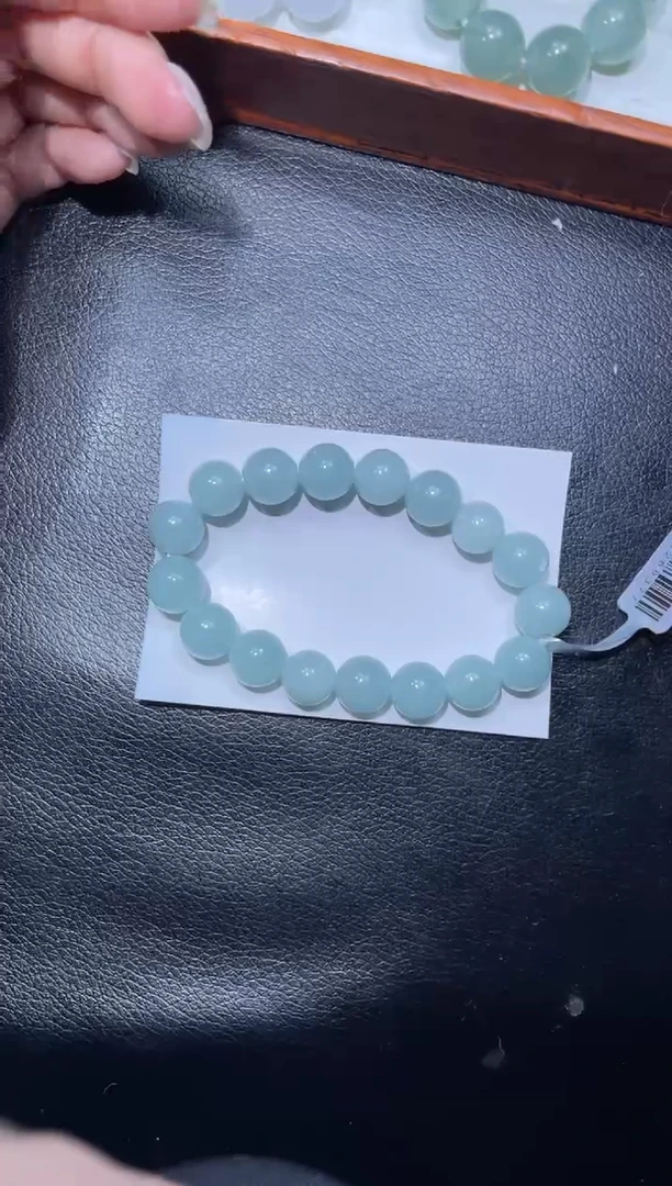 【闪购商品】定制翡翠未镶嵌天然缅甸A货翡翠手串33尺寸11+
