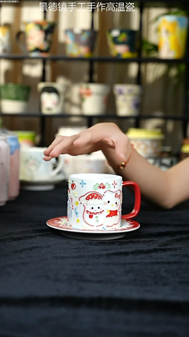 杯子景德镇手绘咖啡杯
