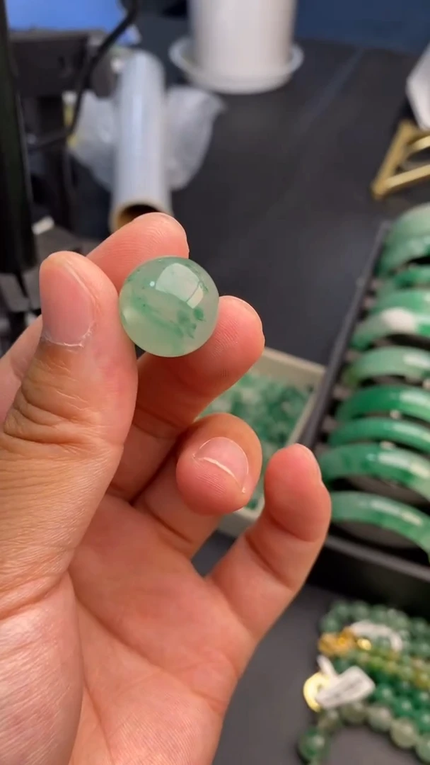 石英质玉珠子未镶嵌非洲翠单珠多样性发其一