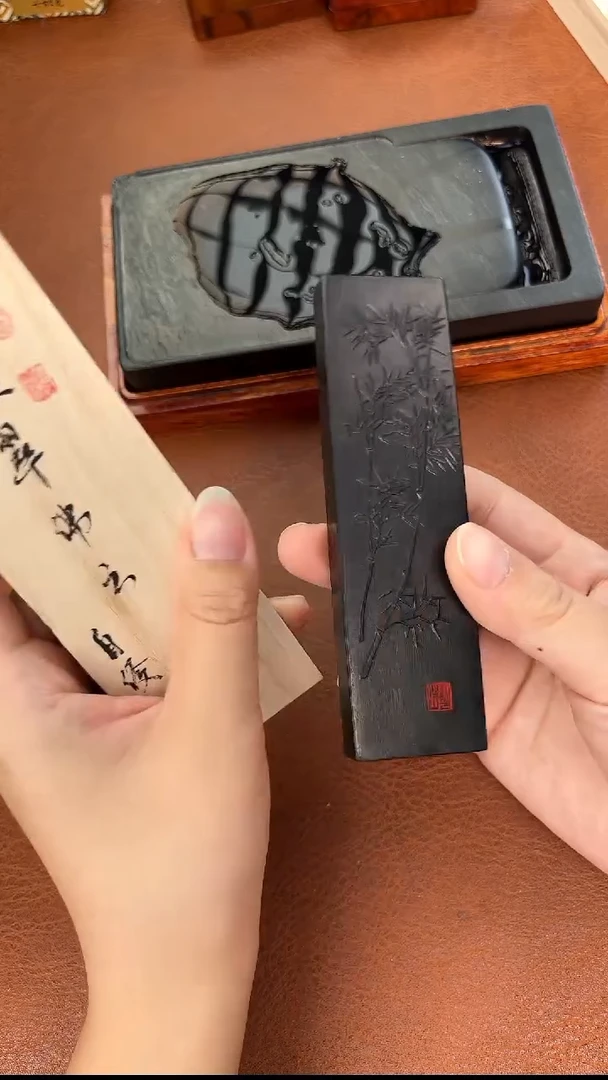 金师傅2两高定桐油  凝翠拂云 墨块  1定