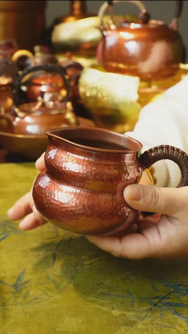 纯紫铜手工福禄公道杯