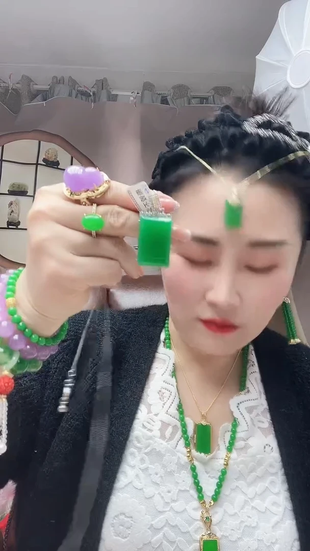 【闪购商品】翡翠颈饰银S925镶嵌A7号