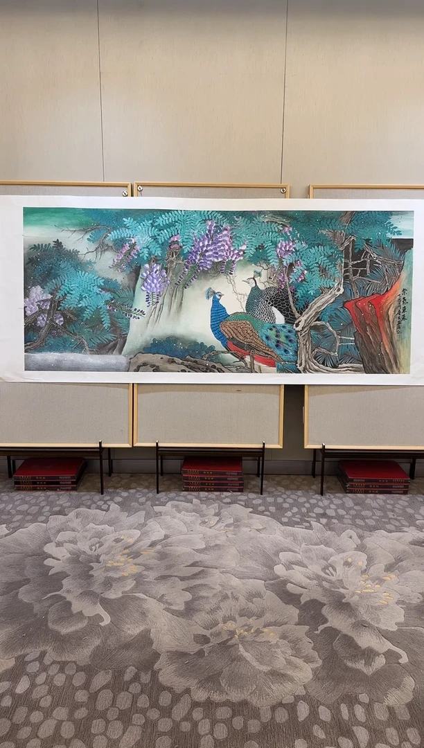 国画国画L 国画李庆友大易美术馆本人作品55