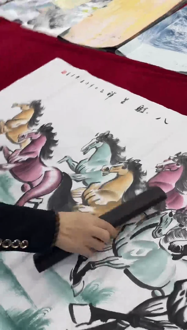 名人名画手工制作