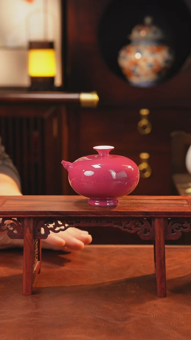 摆件原创〖胭脂红〗