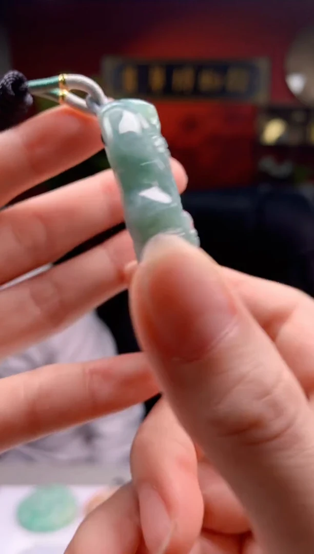 定制翡翠未镶嵌1101ry-毛货挂件