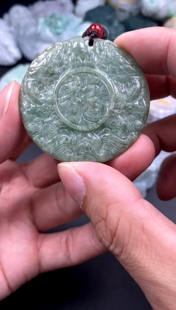 吊坠(不含链)未镶嵌翡翠1