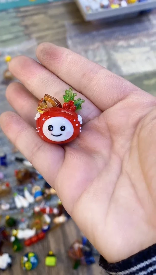 【闪购商品】琉璃手工艺品圣诞苹果