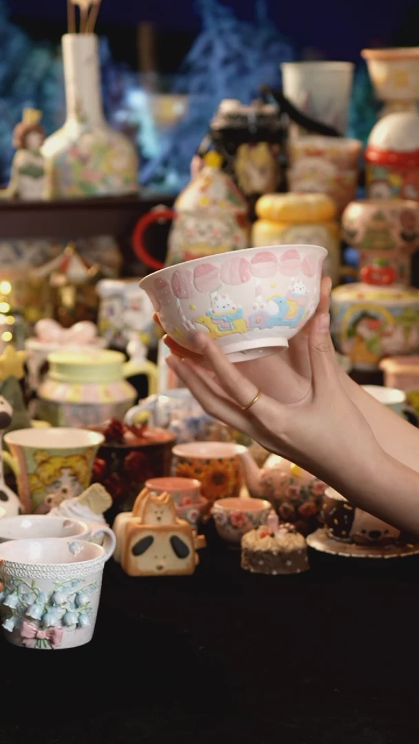 其他陶景德镇釉下彩手绘设计师款陶瓷