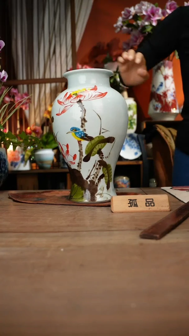 当代高温釉下彩手绘陶瓷餐具