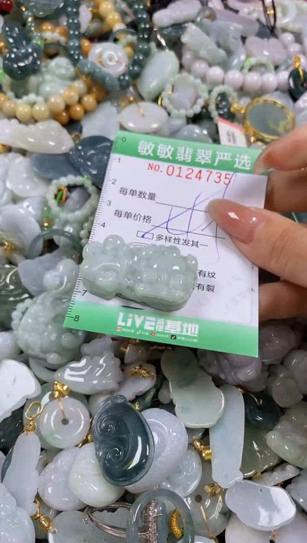 【闪购商品】翡翠颈饰未镶嵌闪购0124735多样性发其一