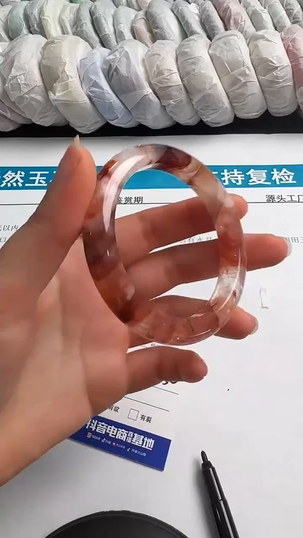 未镶嵌手镯水晶手镯清货编号010