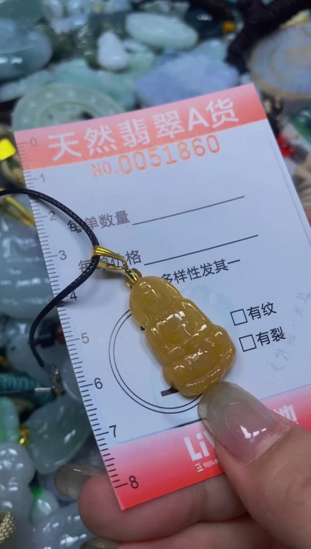 翡翠未镶嵌颈饰闪购0051860