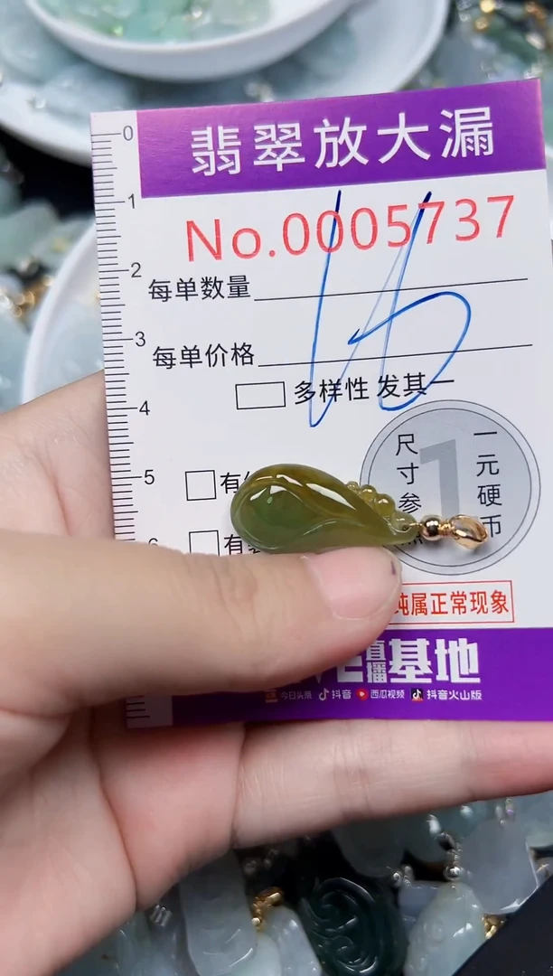 颈饰未镶嵌翡翠5737