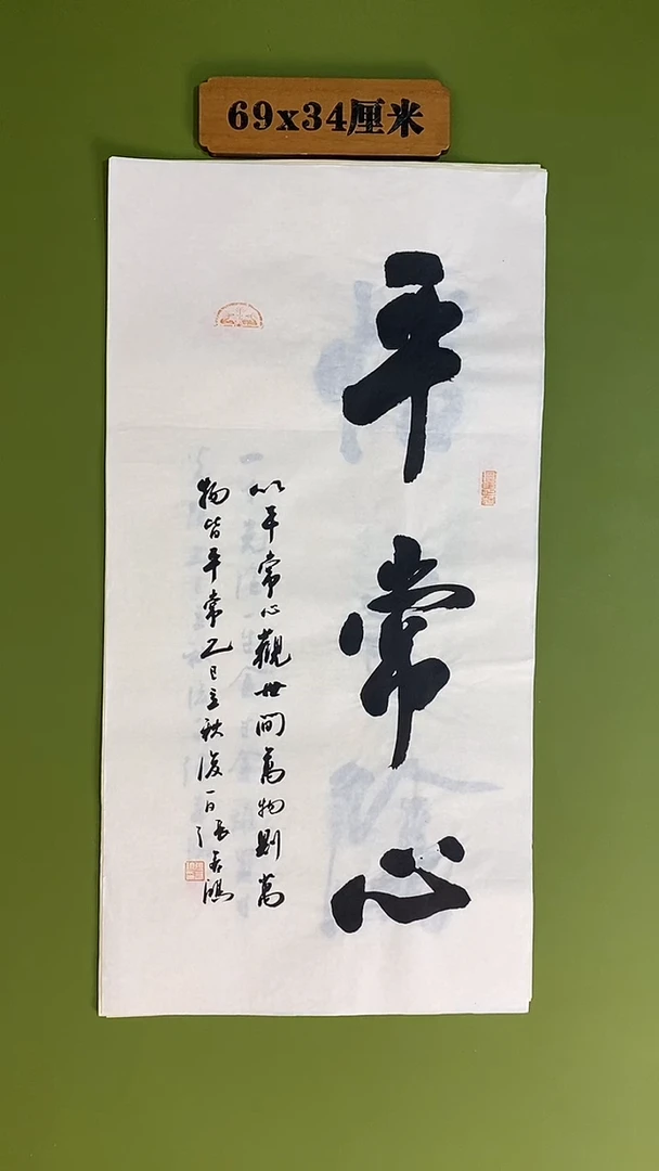 书法书法 张若鸿 尺寸69cm*34cm