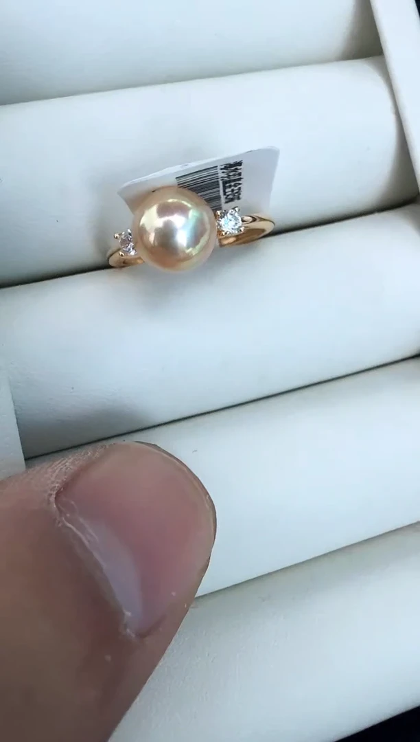 【闪购商品】海水珍珠戒指银S925镶嵌戒指