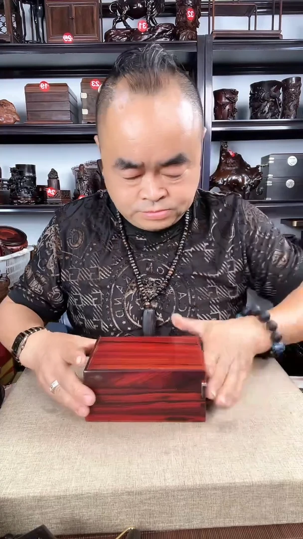 木大号机关盒老李红木工艺品
