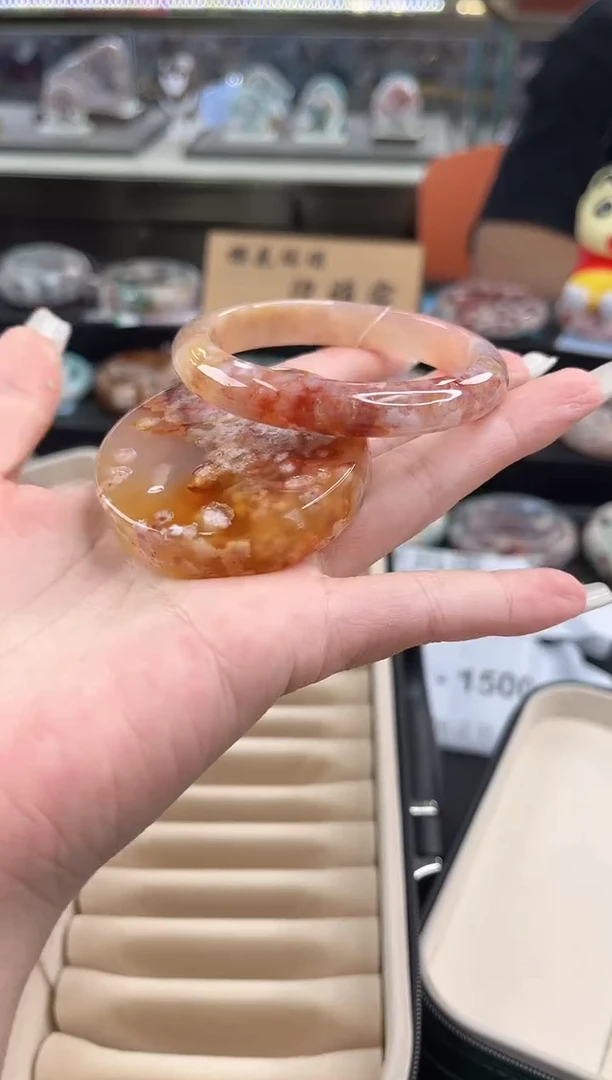 未镶嵌手镯石英质玉55圈口（赠品镯心）6911237