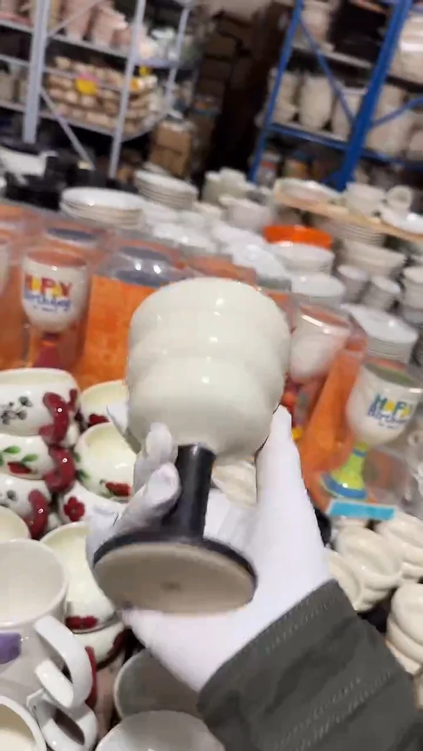 陶瓷高脚杯 微瑕凑满20元包邮