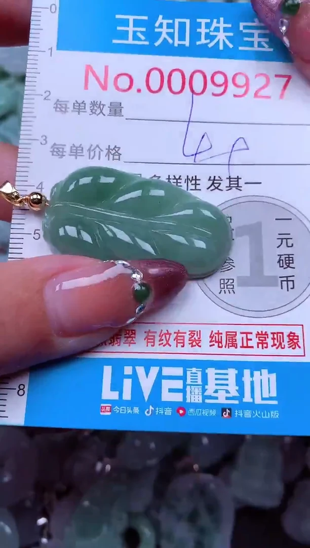 吊坠(不含链)未镶嵌翡翠9927