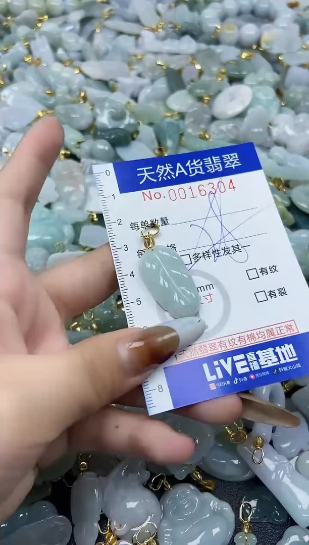 【闪购商品】翡翠颈饰未镶嵌天然A货翡翠