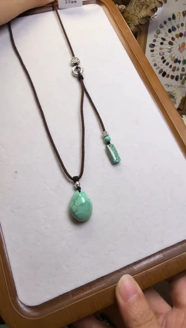 水晶摆件未镶嵌项链