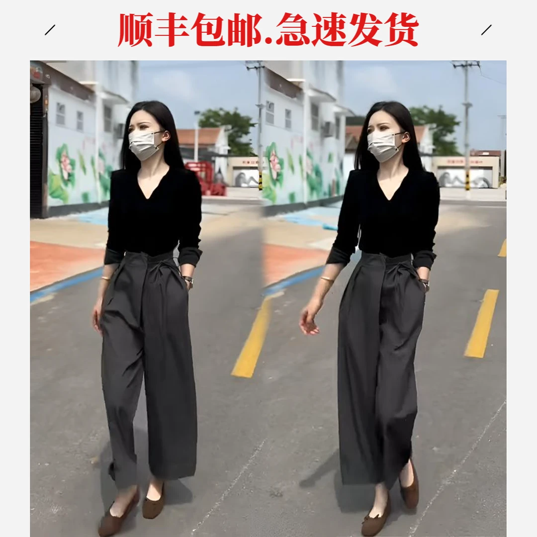 2025洋气超好看女神穿搭搭配一整套时尚气质小香风长袖上衣减龄女