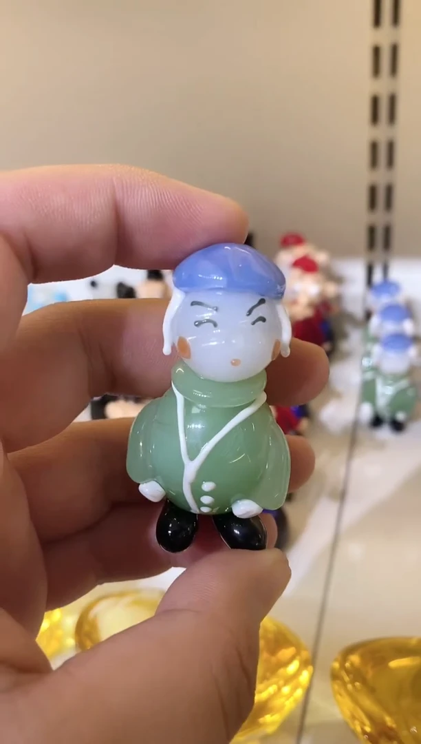 琉璃手工艺品特价男孩