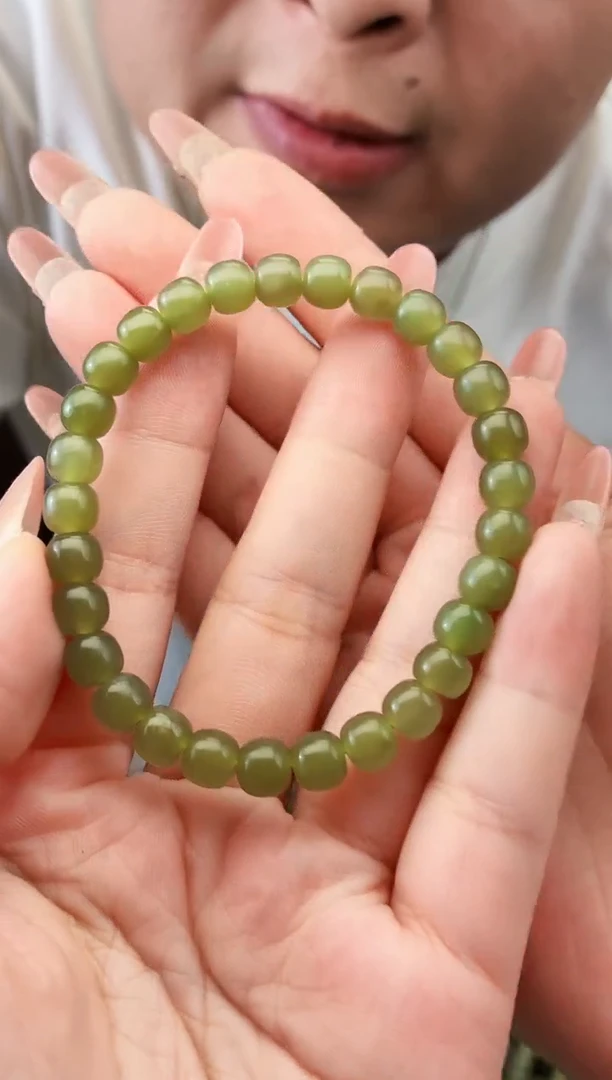 和田玉未镶嵌颈饰拍一发一