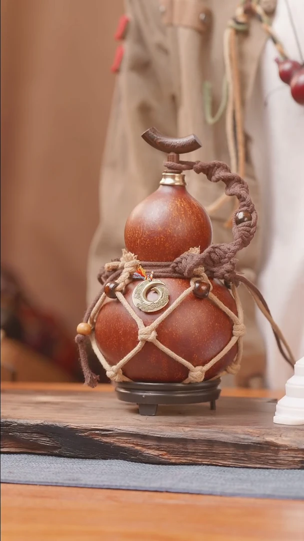 1336号链接精品大漆葫芦现货现发[一物一拍]（300ml）