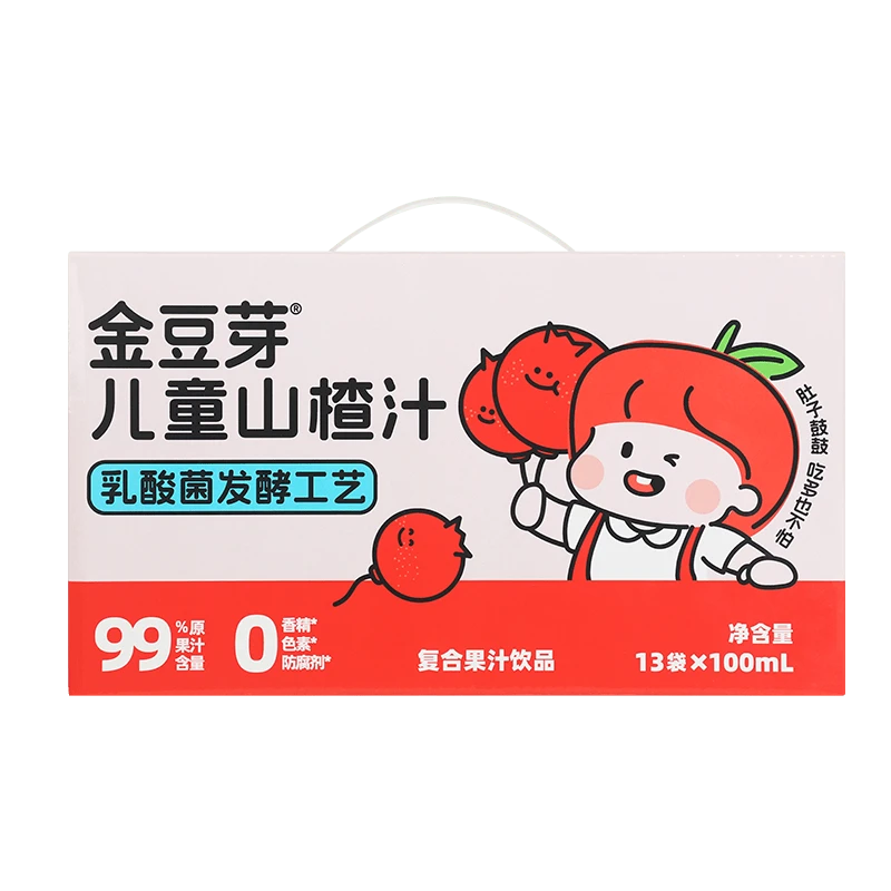 金豆芽儿童山楂汁 100ml*13