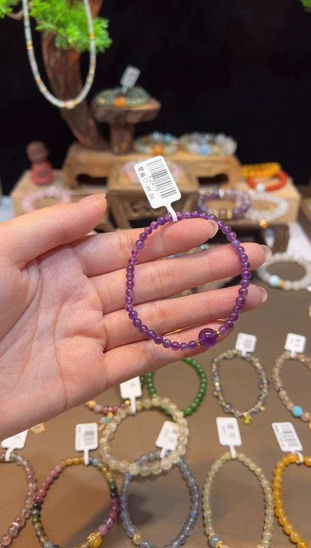 水晶手链未镶嵌手饰@@F2419