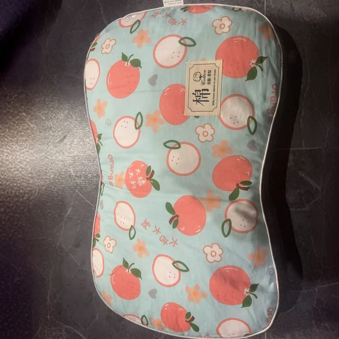 天然精品全荞麦枕芯可拆洗印花形-颜色不挑